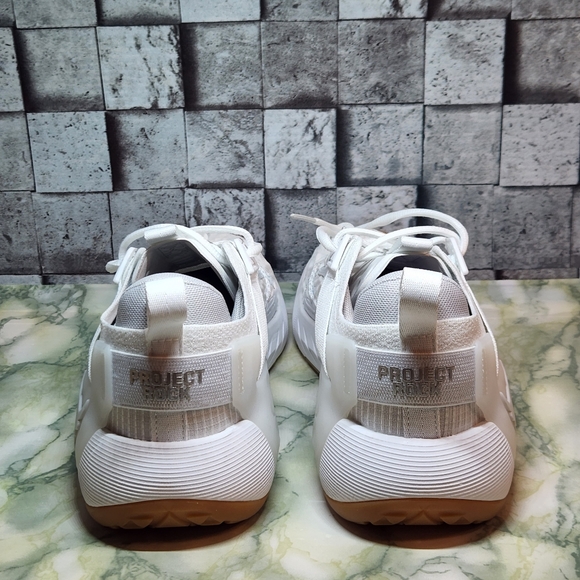 Under Armour Project Rock 6 UA White Training Shoes Size 8.5 - Picture 5 of 9